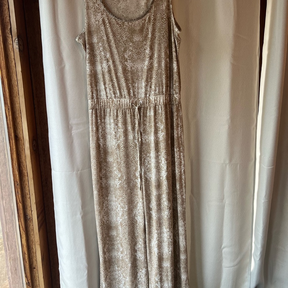 Juicy Couture Gold Sleeveless Jumpsuit Resort Wear